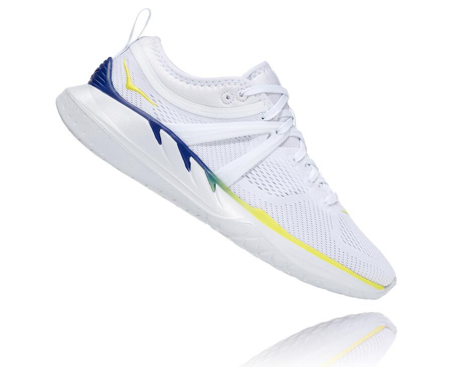 Hoka One One Womens Running Shoes - Tivra - White - AWHN52381